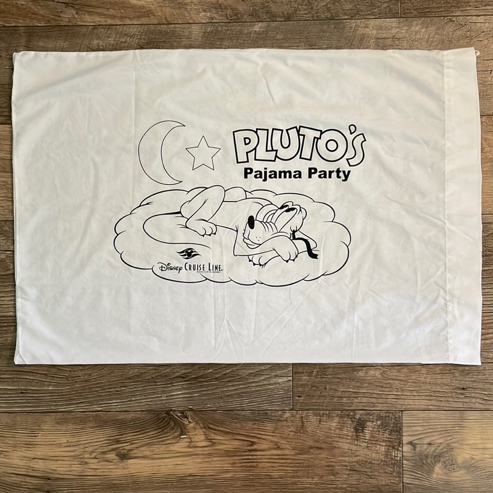 Pluto’s Pajama Party Pillowcase